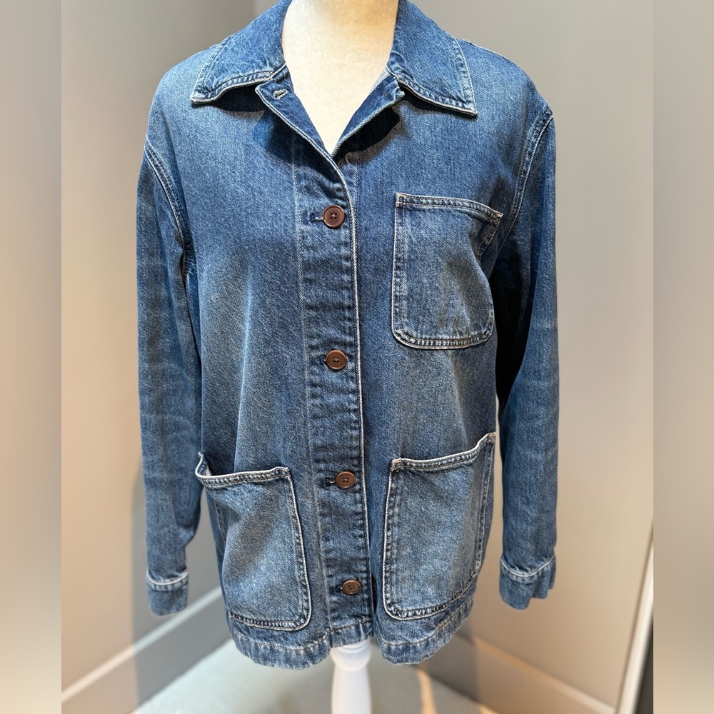 Madewell Relaxed Denim Chore Jacket, Size M